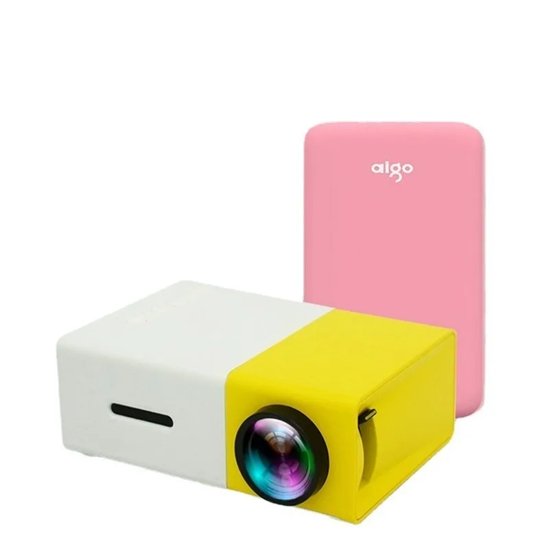 Bright 3000+ Lumen HD Mini Projector-Portable 3D-Ready, Multi-device Compatible Remote Portable Projector Cinema