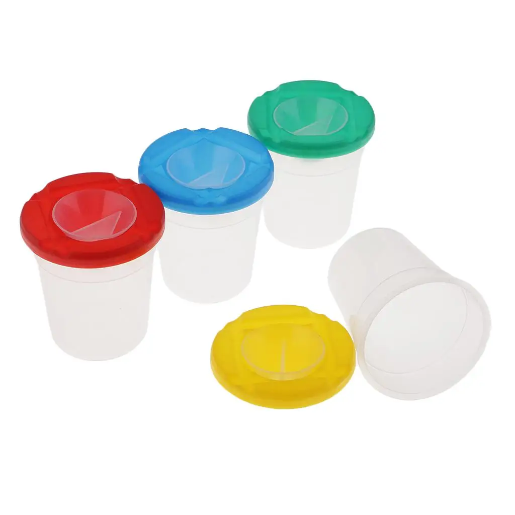Spill-Proof Paint Cups 5