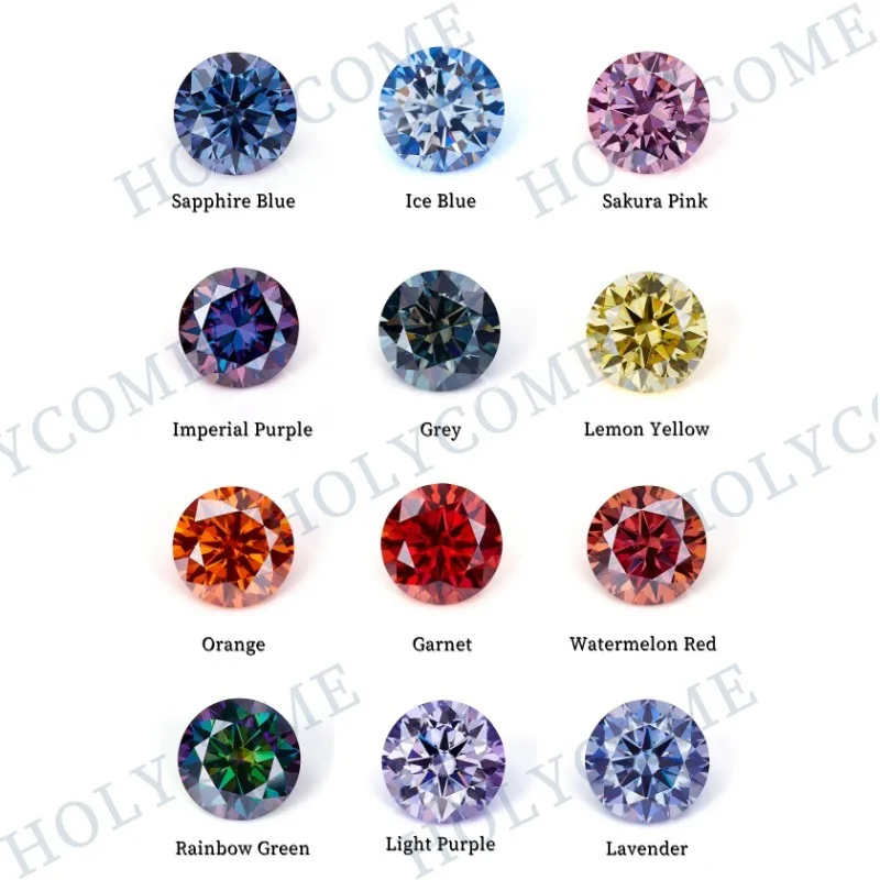 Jewelry Tool Template CustomComparison Chart CZ 5A Selectable Diamond Carat Dealer Tools Kit Set Reference for Ring Measurement