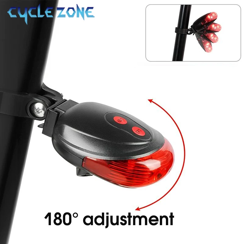 Bicycle Warning Tail Light Waterproof Night Riding Safety Warning Rear Lamp Taillight MTB Bike Rear Lights Cycling Accessories