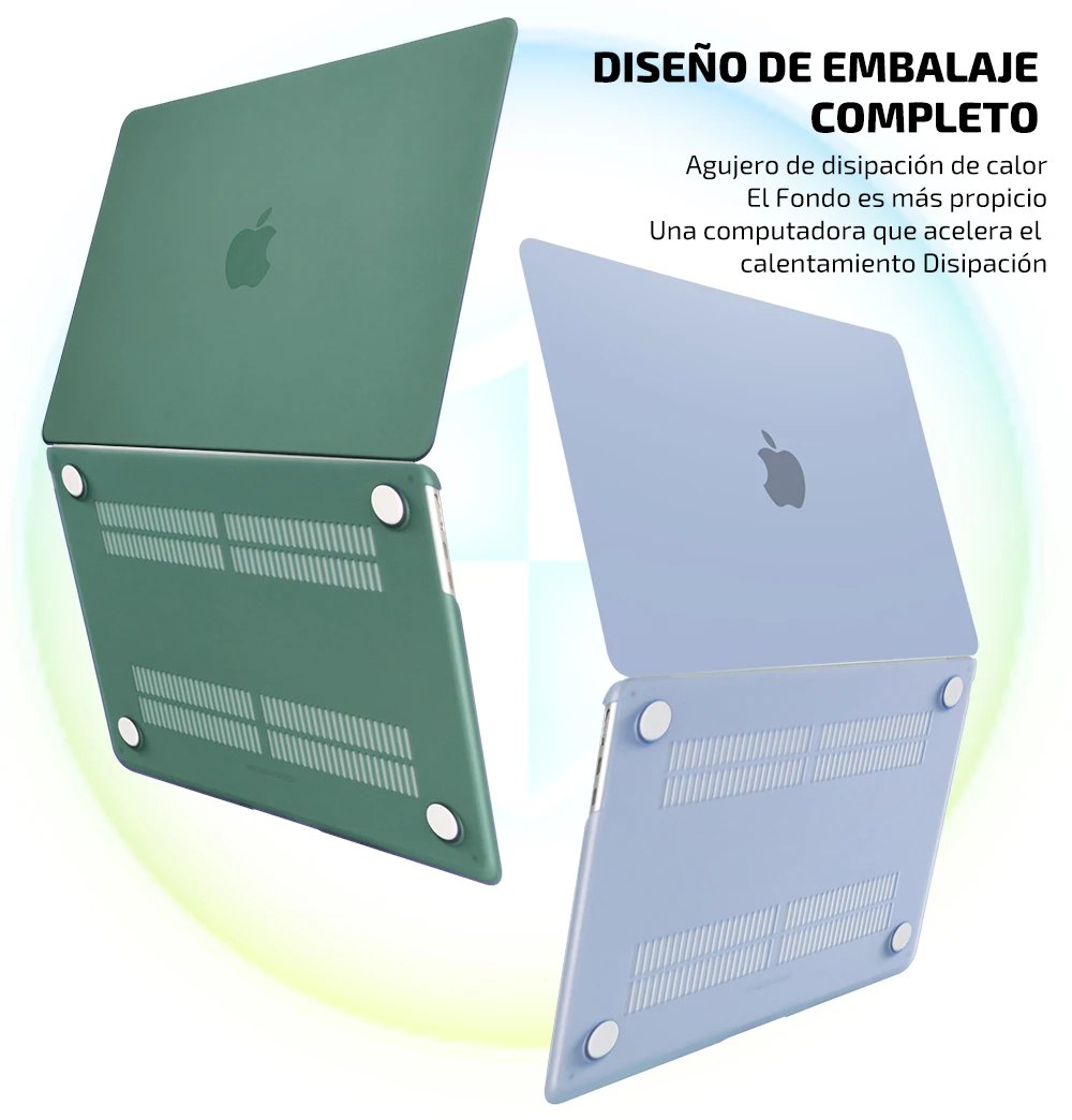 Funda de portátil para Macbook Air 13 A2337 2020 A2338 M1 Chip Pro 13 2022 M2 Air 13,6 M2 para Macbook Pro 14 funda M4 2023 M3 Pro 16 - Imagen 5