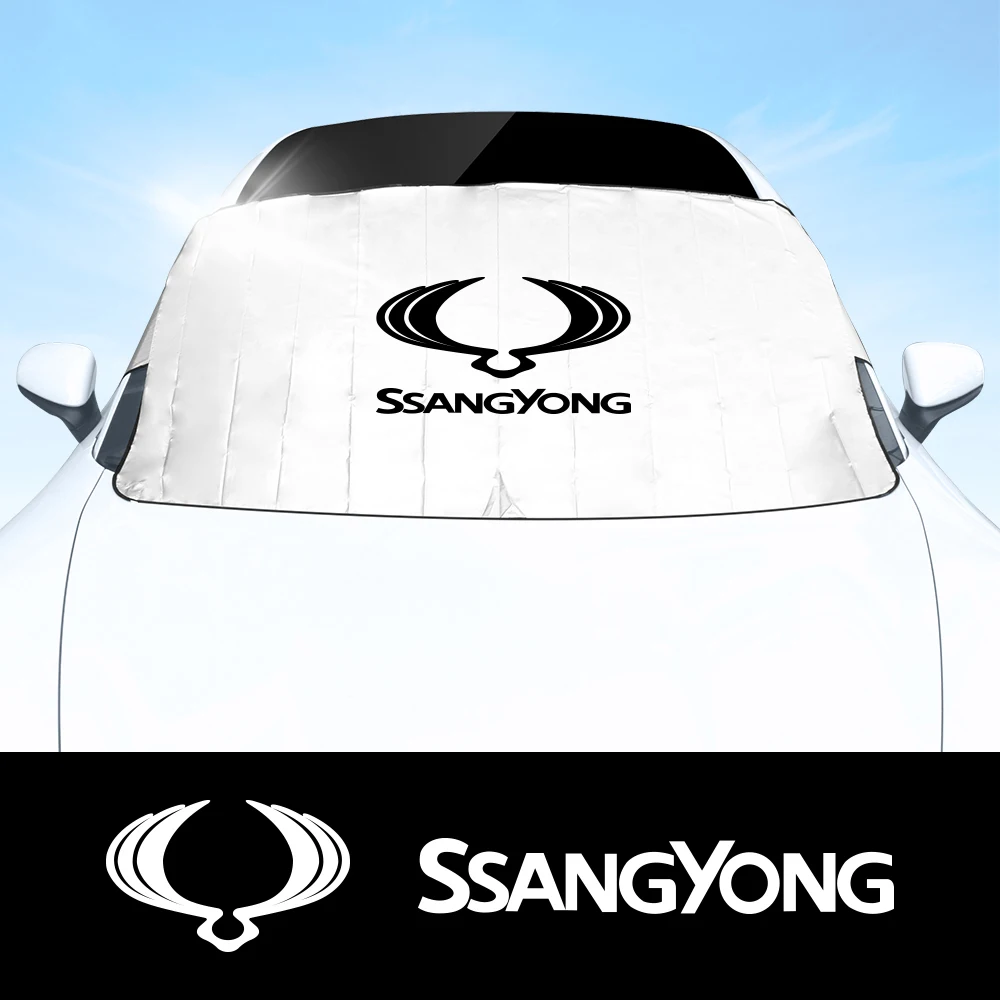 Auto Voorruit Zonnescherm Cover Accessoires Voor Ssangyong Rexton Korando 2022 Torres Tivoli