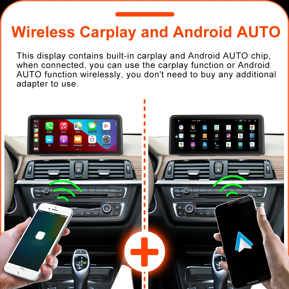 Android 13 Autoradio Qualcomm Snapdragon 10.25 ''Carplay für BMW Serie F30 F31 F34 F32 F33 F36 Android Auto – Detail 12