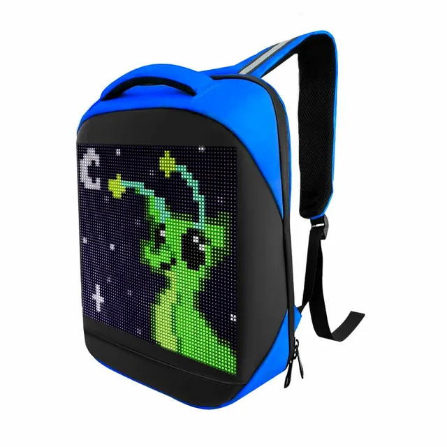 Led Light Backpack Smart App Programmable Picture Animations logo Display Screen Bag Travel Laptop Backpack Student School Bags 3