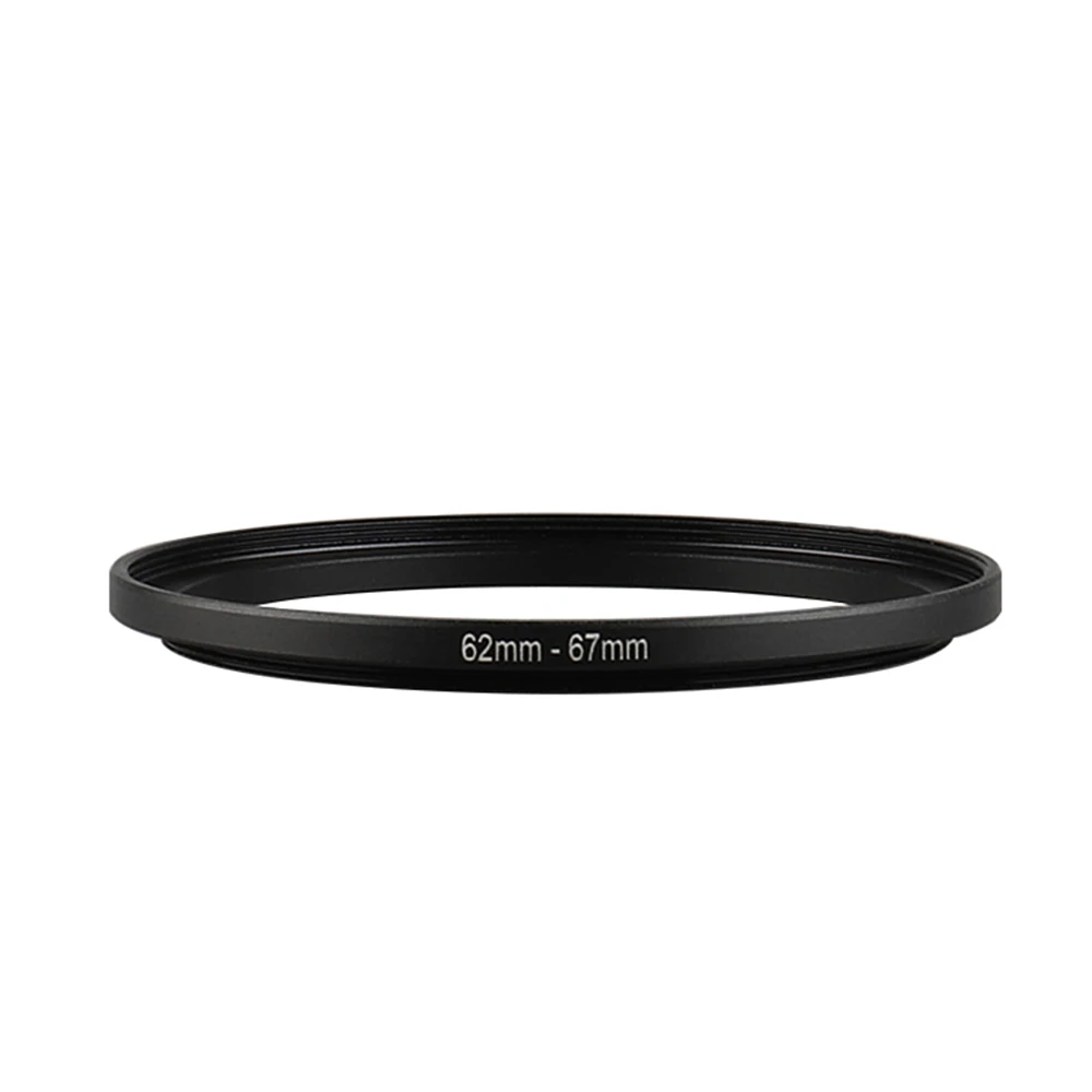 

Aluminum Black Step Up Filter Ring 62mm-67mm 62-67mm 62 to 67 Filter Adapter Lens Adapter for Canon Nikon Sony DSLR Camera Lens