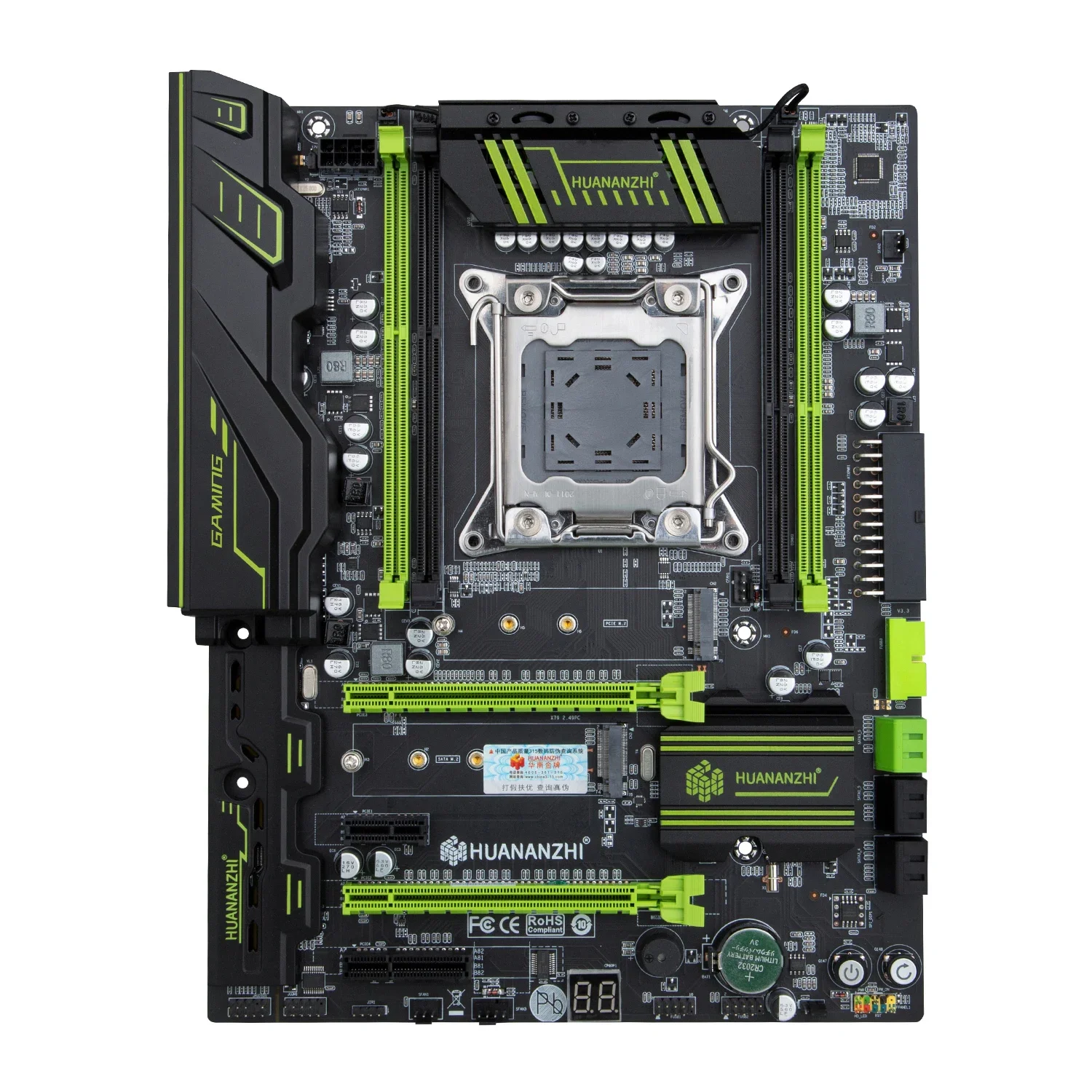 Description Picture 3 of itemHuananzhi X79 motherboard LGA2011 DDR3 USB3.0 SATA3 PCI-E M.2 SSD support REG ECC memory and Xeon E5 processor