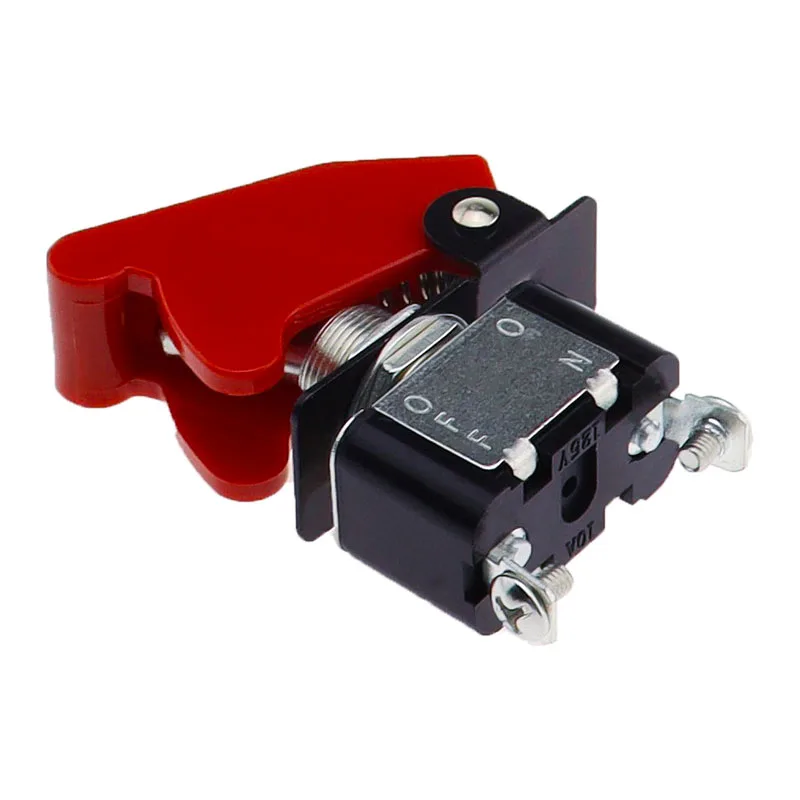 KN3A-101 toggle switch Rocker Arm 2Pin 2/gear ON-OFF10A 125V/250V AC cap matching 12V 24V 48V 110V 220V universal