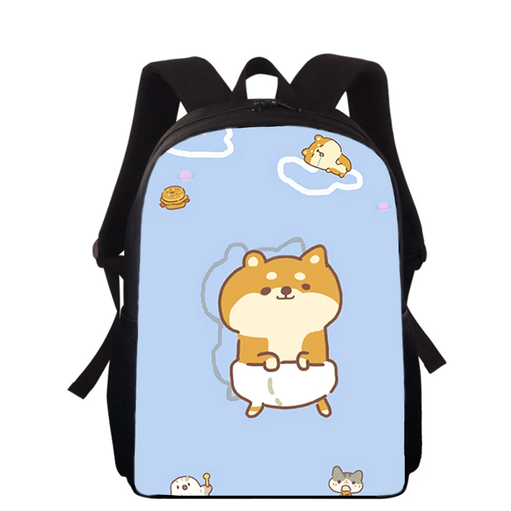 cartoon cute dog 15” 3D Print Kids Backpack Primary School Bags for Boys Girls Back Pack Students School Book Bags
