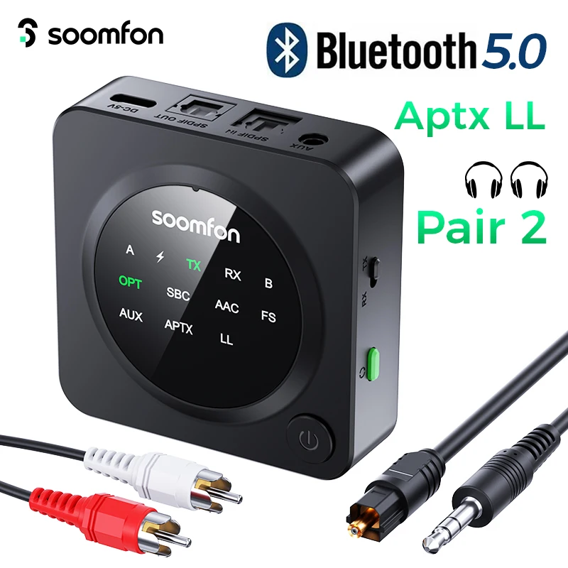 Transmetteur Bluetooth sans fil Bluetooth 5.0 O Adaptateur récepteur  compatible