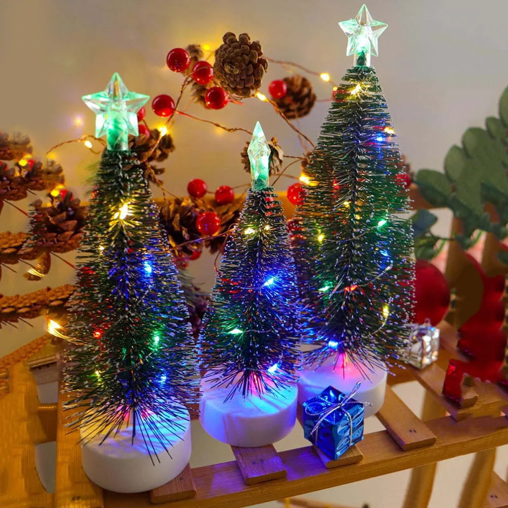 Mini Christmas tree, Christmas gift, Table top tree, decorat