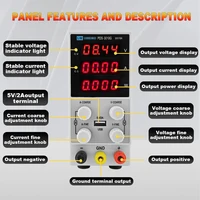 LONGWEI DC Laboratory Power Supply 30V 10A Adjustable PDS-3010G Voltage Regulator Bench Switching Power Supply With USB Charging - Image 2