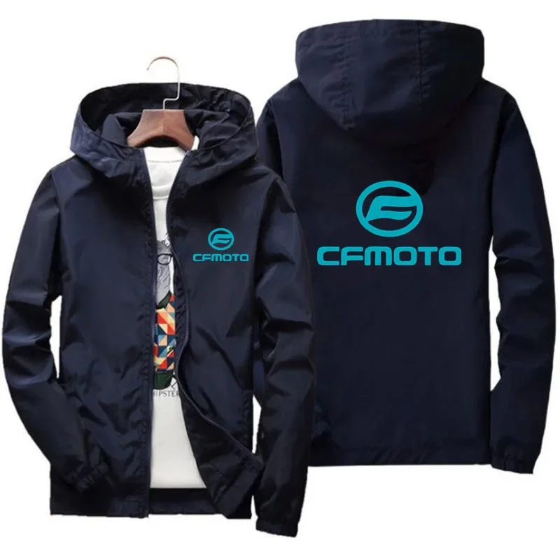 2024 Men's clothing new racing long sleeve casual gradient motorcycle waterproof motorcycle jacket printed comfort jacket