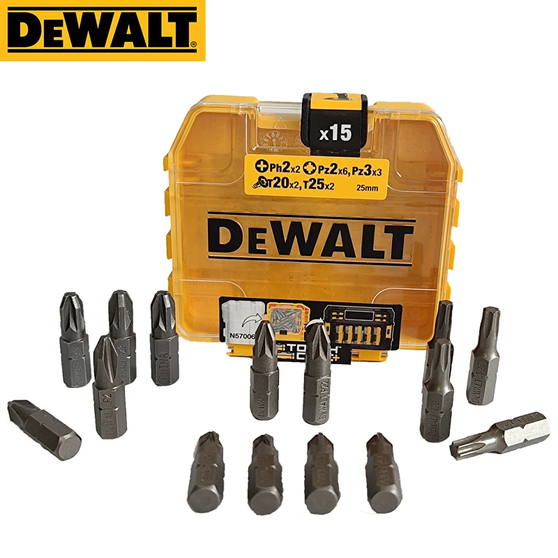 DEWALTPH2PZ2PZ3T20T25Bits15PcsSet25mmElectricScrewdriverBit