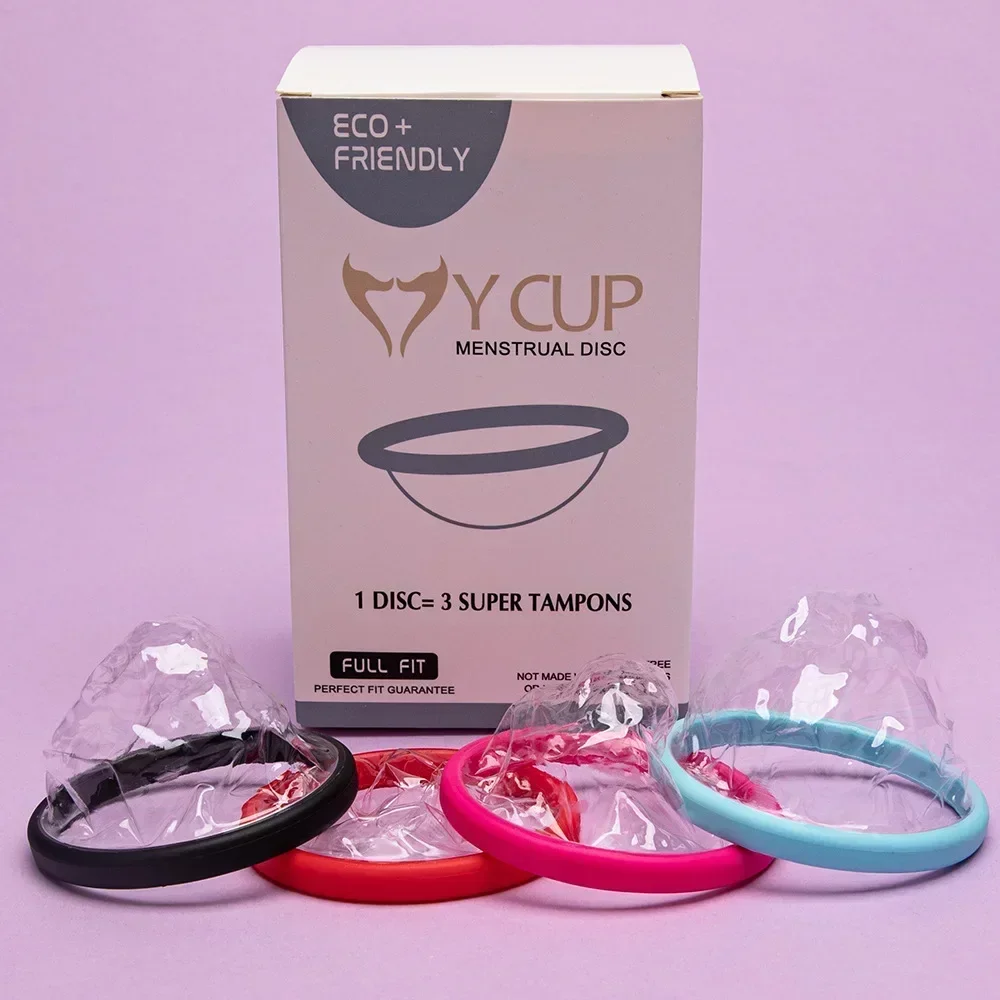 Silicone Disposable Menstrual Disc Ring Women Menstrual Cycle Replacement Cup Personal Health Care