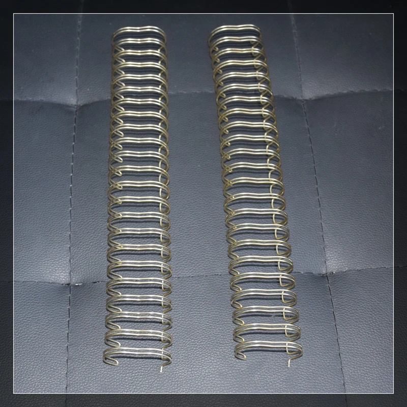 30/50/100PCS/Pack ReadStar Light gold A4 3:1/2:1 Pitch 6.4-38.1mm OY Double Coil Double Loop Wire Binding Comb Binding Wires