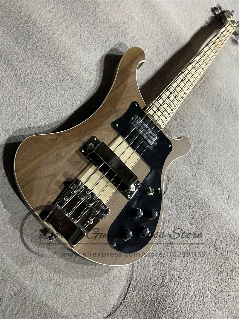 4 Strings Electric Bass 4003 Bass Matte Walnut Body Maple Neck