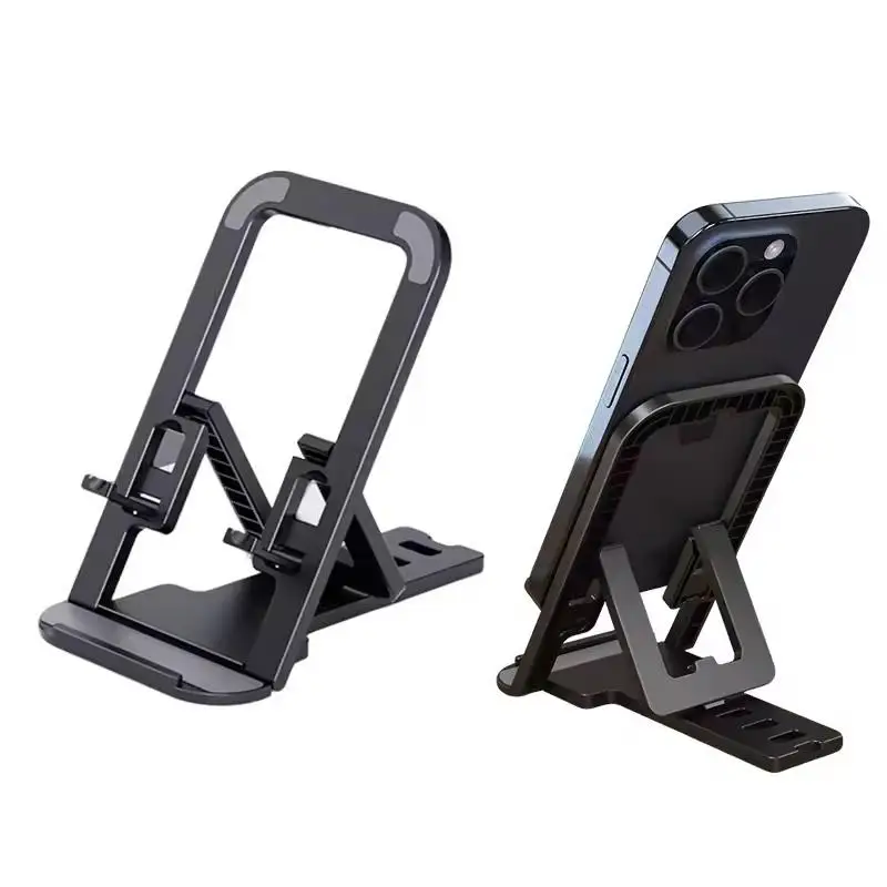 Compact 360° Rotating Foldable Phone Stand with Adjustable Viewing Angles