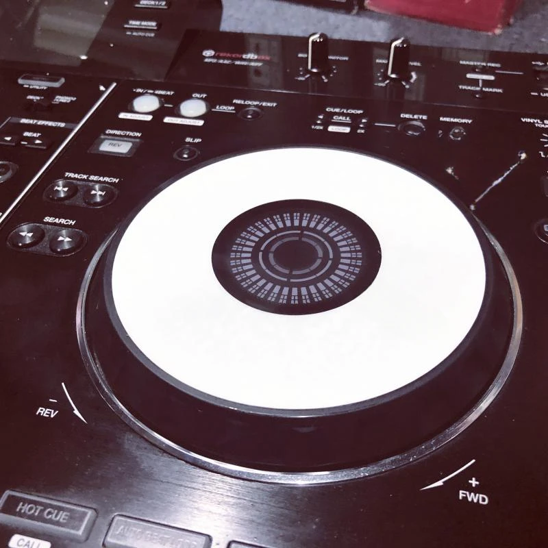 Supporto Per Disco Ddjsr Sr2 Ddjsx3 Xdj-Rx2 Rx3 Controller Materiale Pc Bianco E Nero