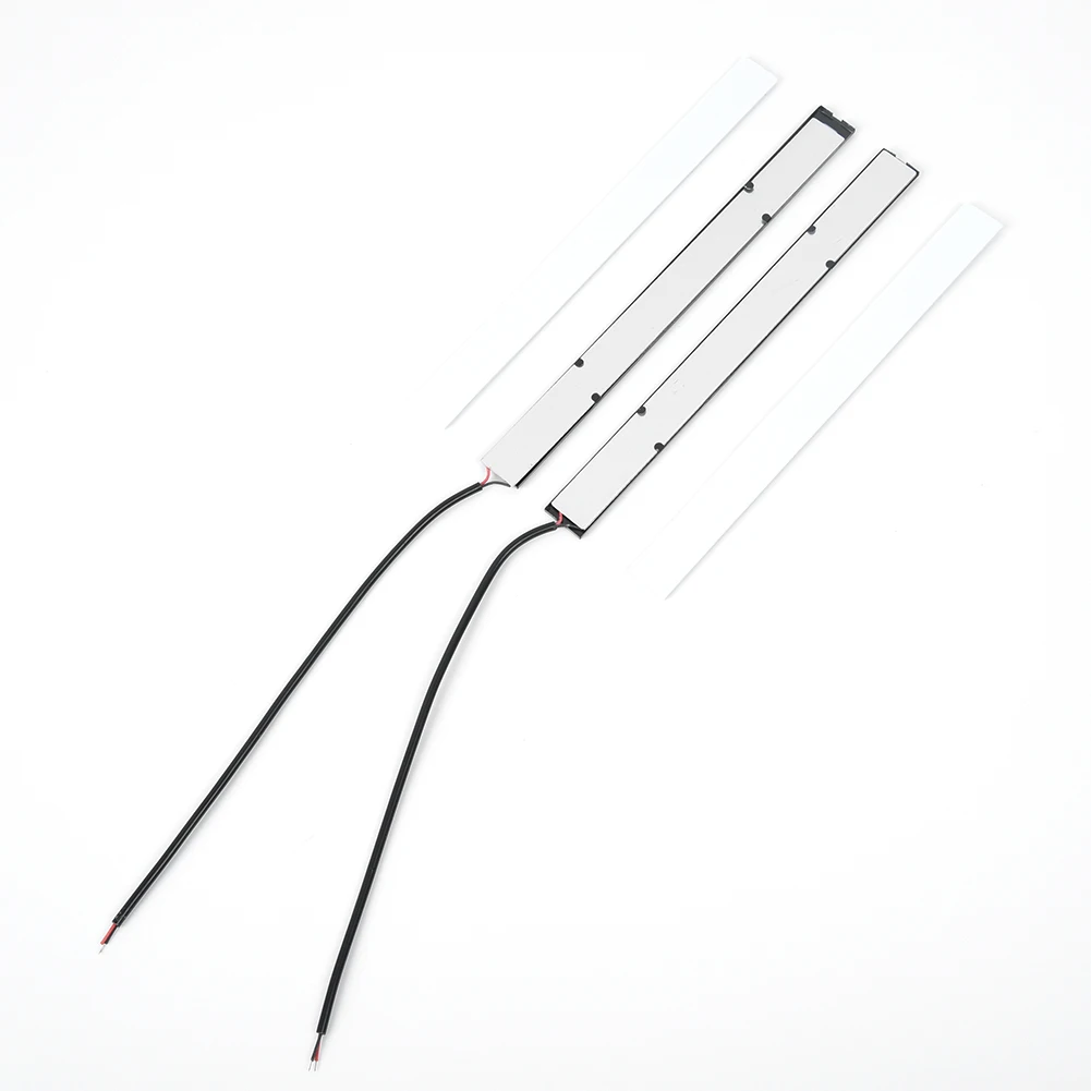 

Driving Car LED Lights Fog Lamp Set 2Pcs Accessories COB DRL Luminous Parts RED Strip Waterproof 17cm Practical