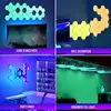 LED Hexagonal Quantum Lamp Smart Wall Panel Light RGBIC RGB Dream Color Smart APP Control  Voice Control Music Sync Work 2