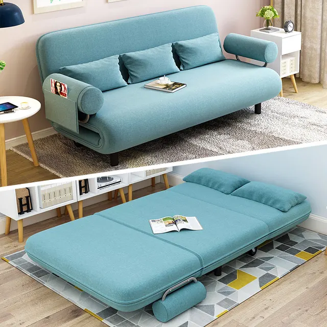 Large sofa bed sheets foldable home living room simple modern living room sofa multifunctional sofa chair
