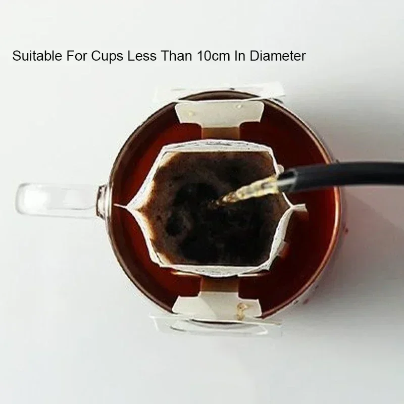 50/100pcs Disposable Drip Coffee Bag Coffee Filter Paper Bags Handle Hanging Ear Espresso  Coffee Filter coffe Accessories