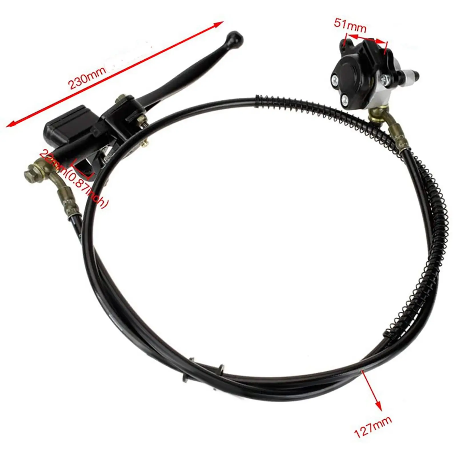 Hydraulic Brake Cylinder Fit for Xiaolia 49cc Minibikes Spare Parts