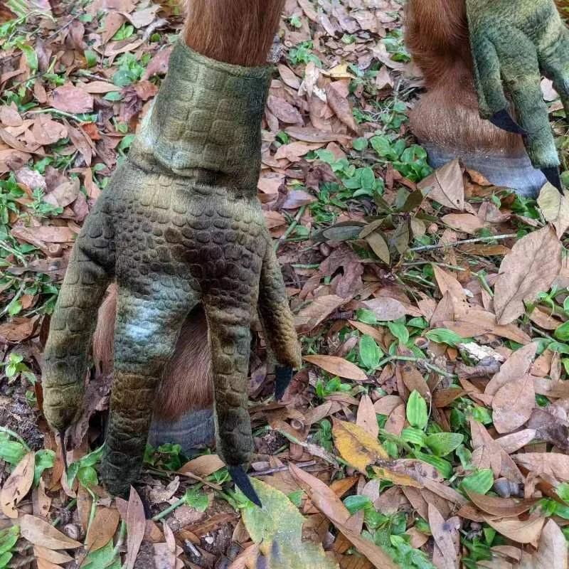 Bare Feet Shoes Costume Realistic Interesting Funny Animal Paws Socks Chicken Feet Socks For Horse Themed Activities Cosplay 4