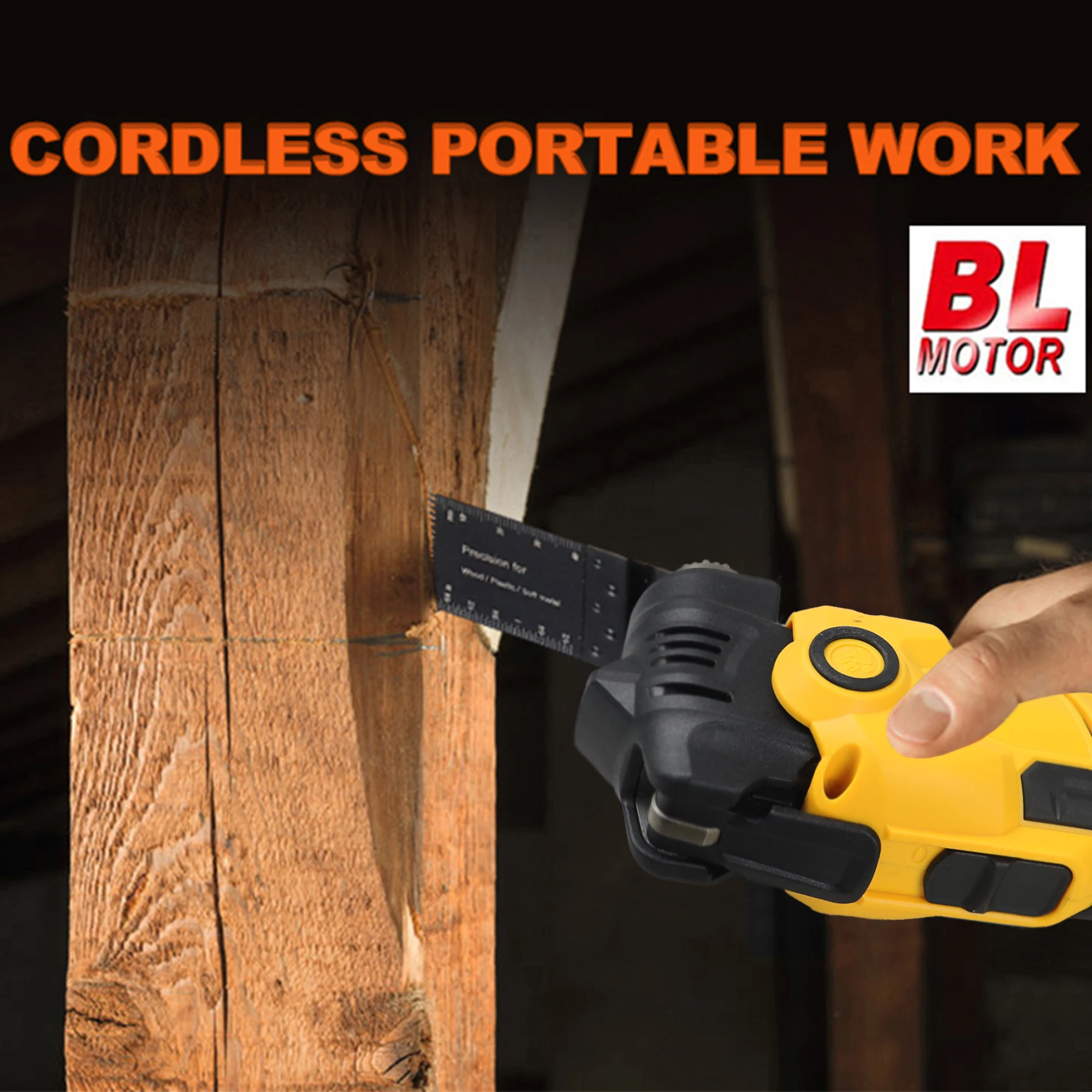 NEWONE 18V Brushless Quick release Oscillating tool Multi functional tool Renovator Electric trimmer Compatible for MAKITA 18V 6