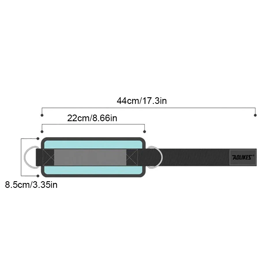 Ankle Straps AOLIKES Adjustable D-Ring Ankle Straps for Cable Machines-Comfortable Ankle Cuffs for Glute&Leg Muscle Strength Training in Gym