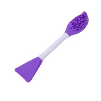 Double-Ended Silicone Face Mask Brush,Facial Cleansing Brush Premium Soft Facial Masks Other Skin Care Applicator Tool for Cream - Thumbnail 5