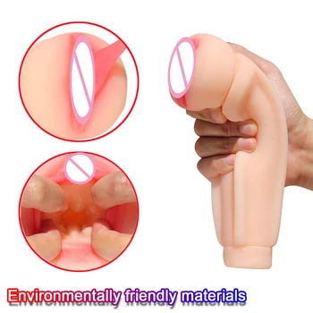 Realistic Vagina Sex Toys for Men Pocket Pussy Artificial Vagina Silicon Vaginal Male Masturbator Cup Erotic Male Adult Sex Toy 4