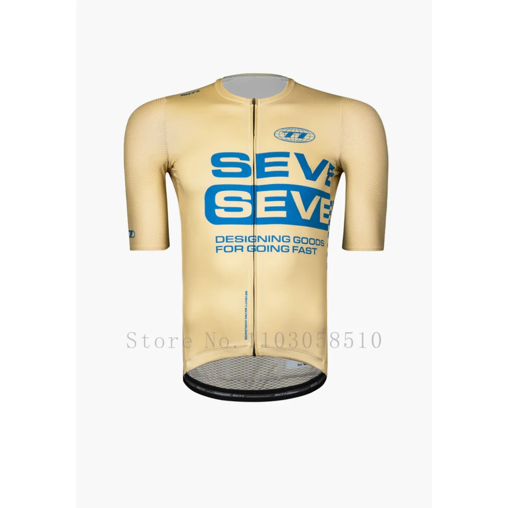 RH77 Cycling Mens Short Sleeve Breathable Jerseys Ropa Ciclismo Maillot Hombre Camisa De Time Cycliste Road Bike Quick Dry Shirt