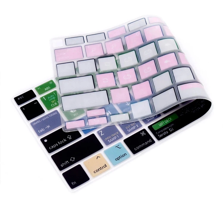 Serato DJ Hotkey Keyboard Cover Skin for MacBook Air 13" with Touch ID MODLE A2179 and A2337 Apple M1 Chip US Layout