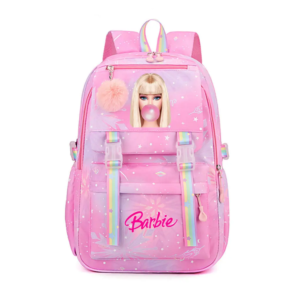 Children Backpack Barbie Boy Girl Kids School Book Bags Canvas Travel Laptop Backpack