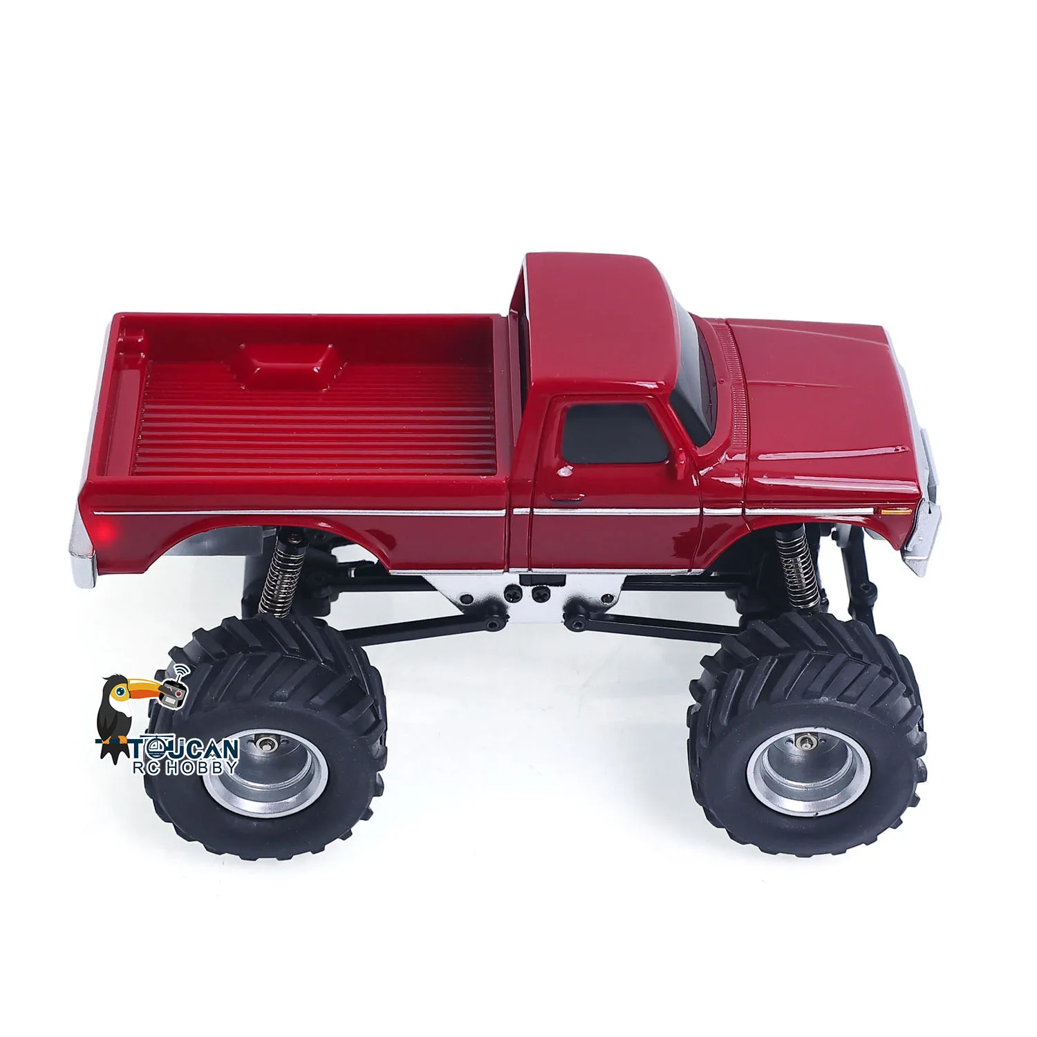 Mini Crawler RC 1/36 4x4 Tout-Terrain avec Éclairage LED, RTR