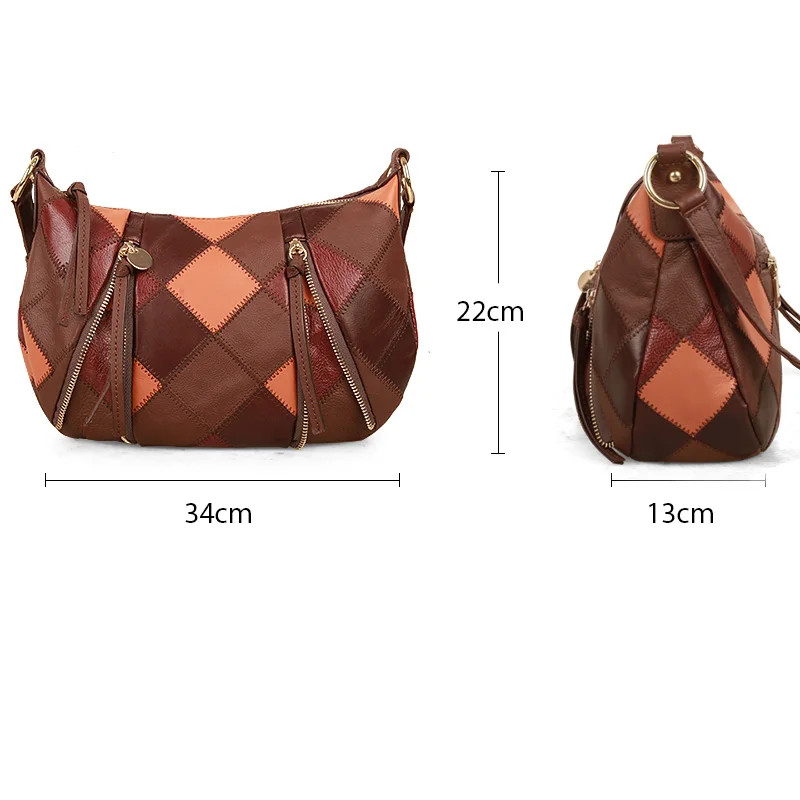 Women's Shoulder Bag Large Capacity Leather Crossbody Bag Luxury Brand Fashion Cowhide Designer Crossbody Bag New