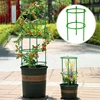 3/6/9/12Sets Plant Support Pile Stand Flowers Plant Arrangement Fixing Rod Plants Stake for Garden Supplies Home Yard Planting 3