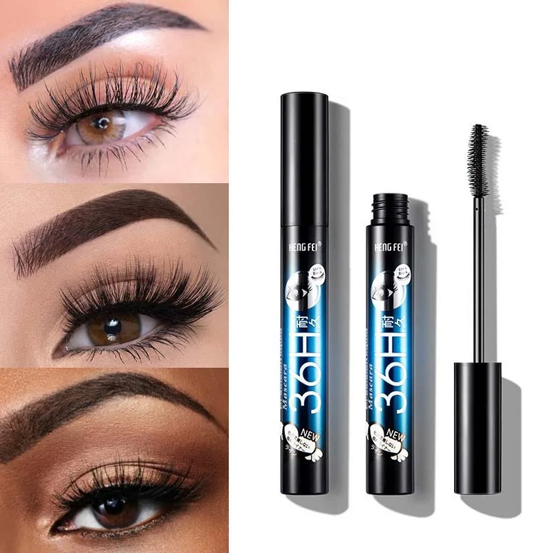 

Professional Makeup Color Mascara Waterproof Fast Dry Eyelashes Curling Lengthening Makeup Eye Lashes Black Mascara