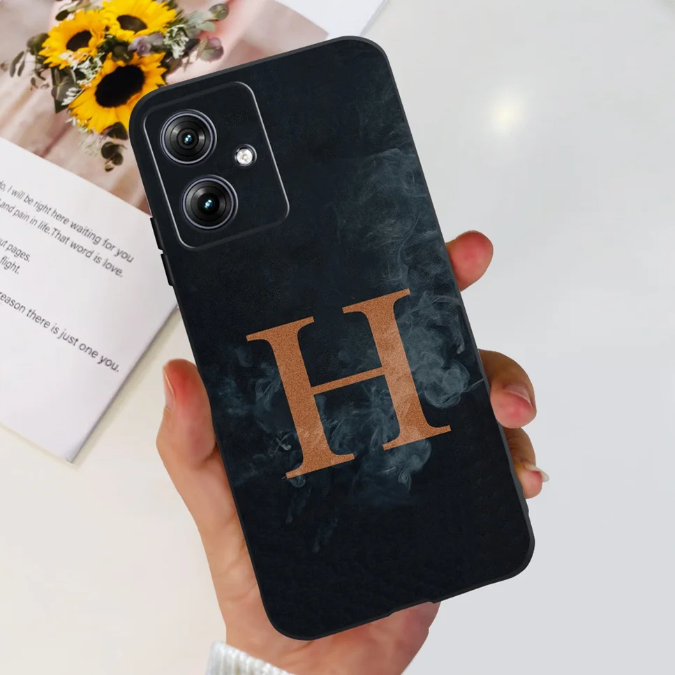New Luxury Floral Letter Silicone Shockproof Phone Case - Soft Back Cover