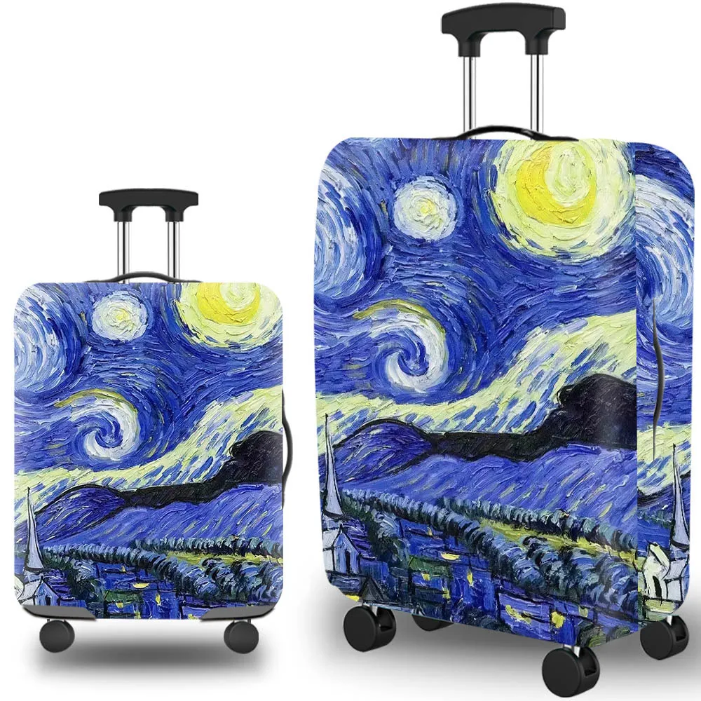 Luggage Cover Travel Suitcase Protector Cover Elastic Protective Washable Luggage Cover With Concealed Zipper For 18-32 Inch