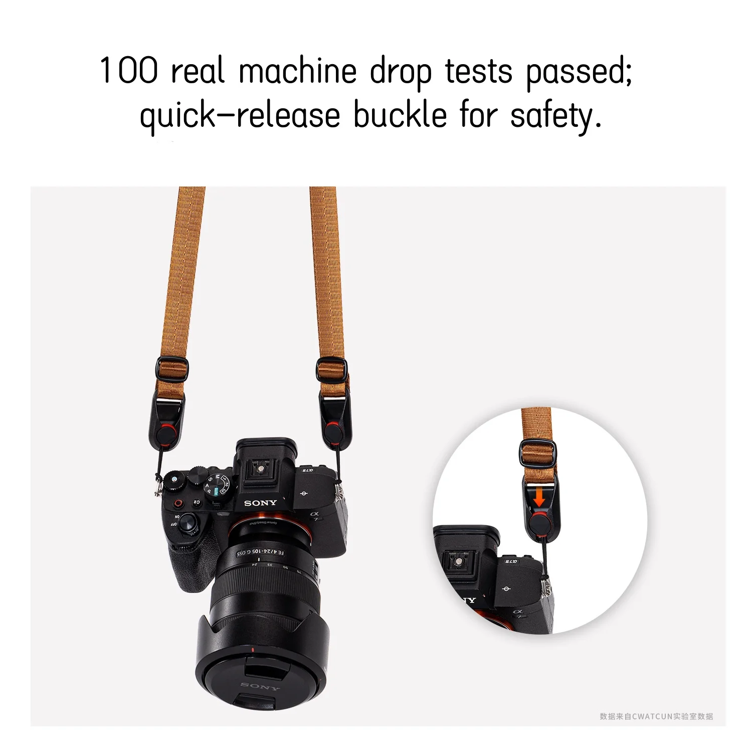 DSLR/SLR 카메라 숄더 스트랩 퀵 릴리즈 버클 카메라 넥 랜야드 카메라 스트랩 조절 가능한 숄더 슬링 스트랩