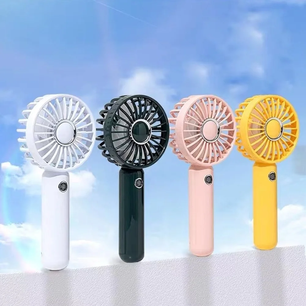 Mini Portable Fan, Handheld Fan Strong Winds 3 Speeds 130 Rotating