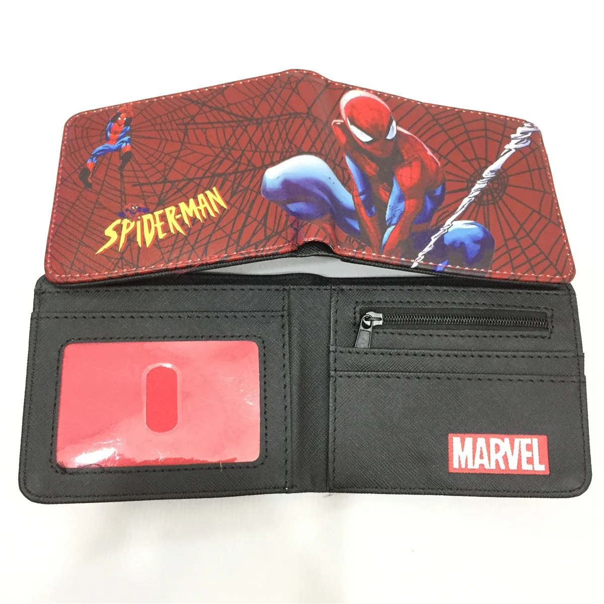thumbnail image 1 of Cartera de Spiderman para niños, 41 tipos, monedero para tarjetas, regalo de Navidad, 1 of 5