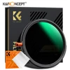 K&F CONCEPT 3in1 Variable ND2-ND32+Circular Polarizing CPL Filter+Black Mist 1/4 HD 37-82mm Camera Lens Filter 28 Multi-Coated 1