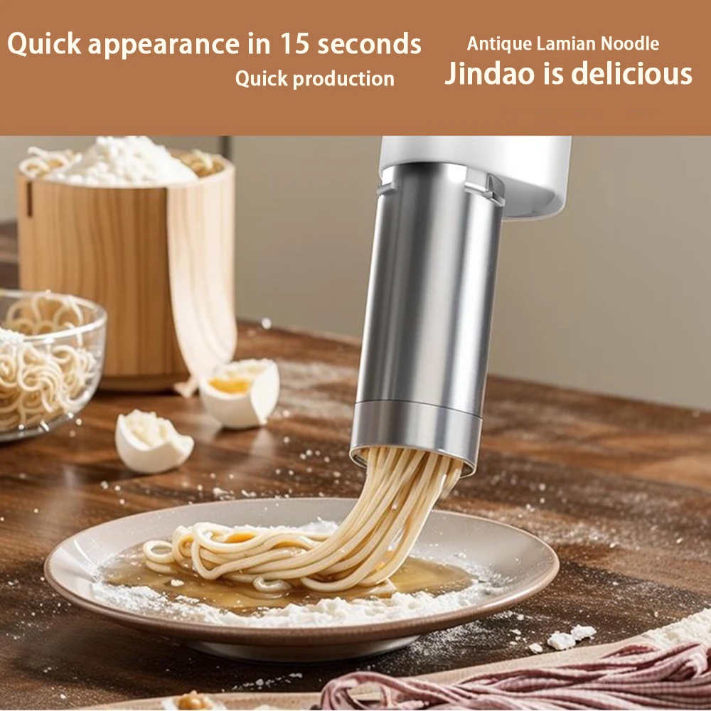 Description Picture 5 of itemHandheld Electric Pasta Noodle Maker Wireless Ramen Pasta Making Machine Fully Automatic USB Rechargeable For Home Kitchen 제면기