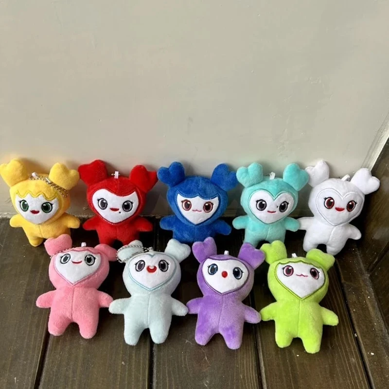 9PCS Lovely Plush Korean Super Star TWICE Momo Doll Keychain