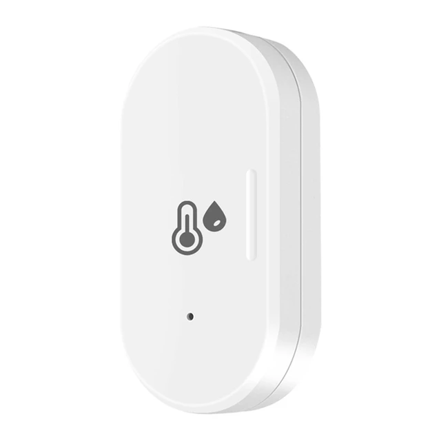 Tuya Zigbee Smart Temperature & Humidity Sensor, Outdoor Hygrometer Thermometer Mini Temperature Humi 1
