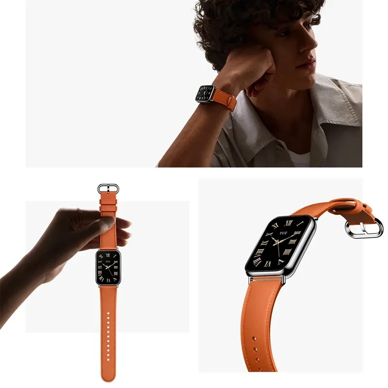Redmi Watch 4 가죽 스트랩 공식 손목 밴드 컬러 Smartwatch 액세서리 Redmi watch4 통기성 팔찌