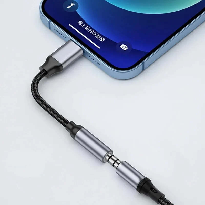 Premium 8-Pin to 3.5mm Audio Adapter & Headphone Splitter